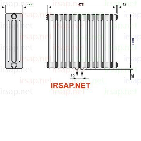 Радиатор IRSAP Tesi 51000/15 T50 CL 01